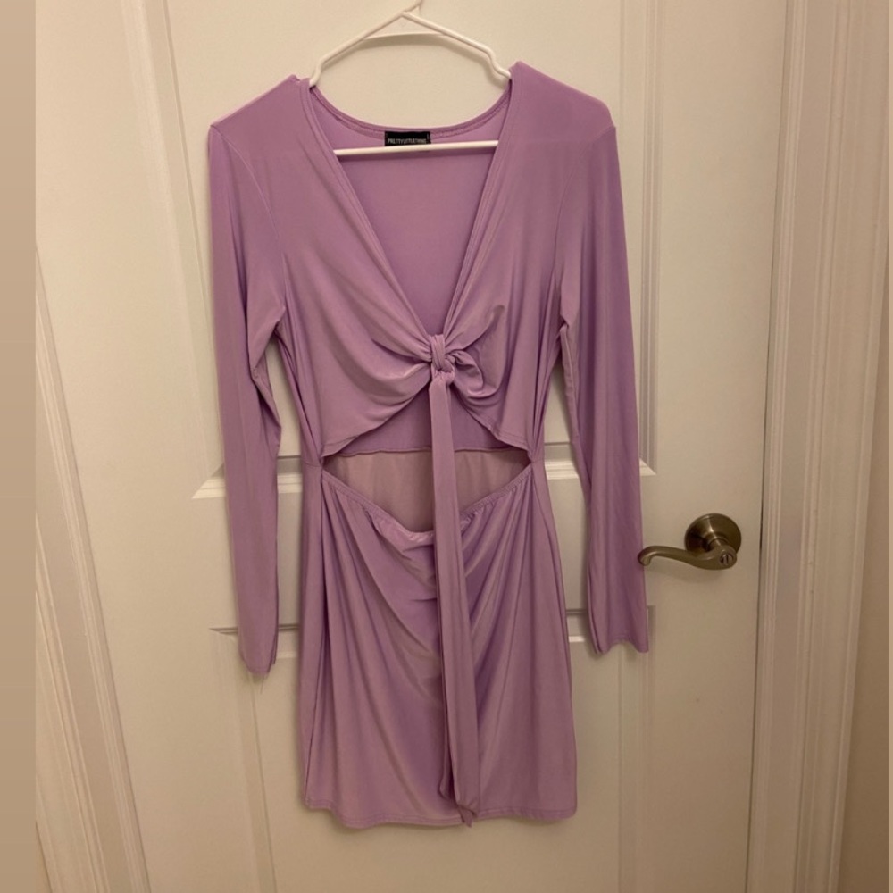 Lilac knot dress
